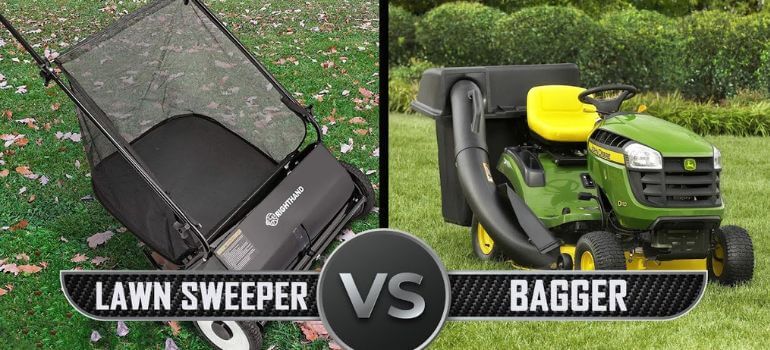 Lawn Sweeper vs. Bagger: Which is Better for Your Lawn?