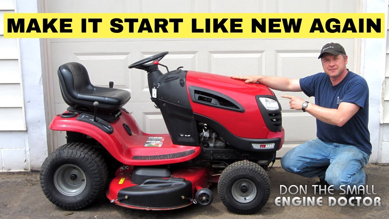 How to Start a Craftsman Riding Lawn Mower T110