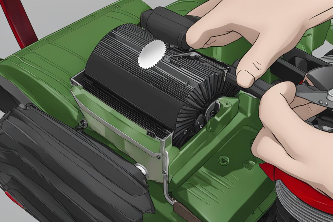 how to tighten drive belt on craftsman lawn mower